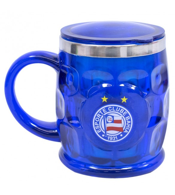 Caneca Térmica Com Tampa 500ml - Bahia - Produto Oficial Licenciado